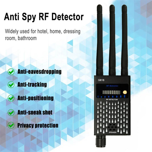 Wifi Hidden Camera RF uav Detector Audio Bug GPS Anti Spy Gadgets GSM 2G 3G 4G 5G All Signal Jammer gps Tracker Blocker Device