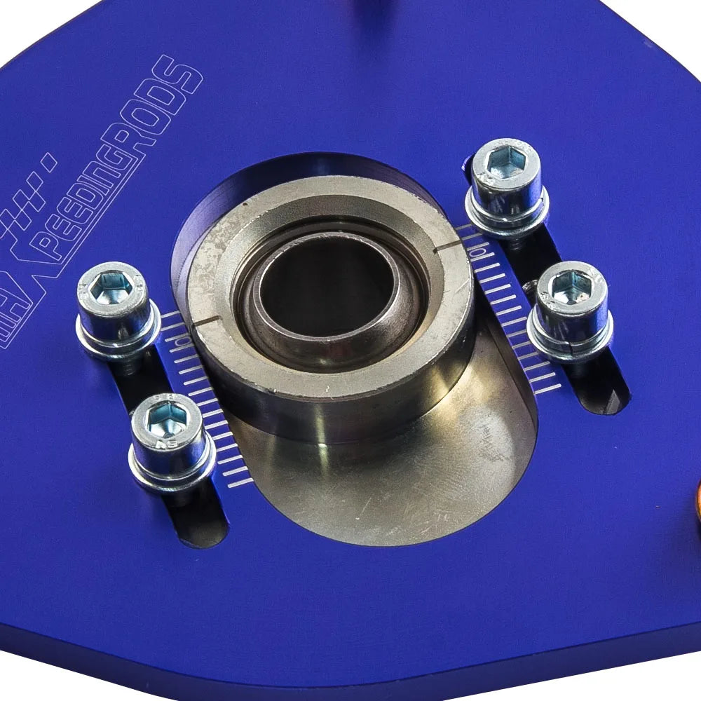 2x Camber Plate for Subaru Impreza GDA GDB 02-06 STi Coilover Top Mounts Coilover Suspension Camber Plate