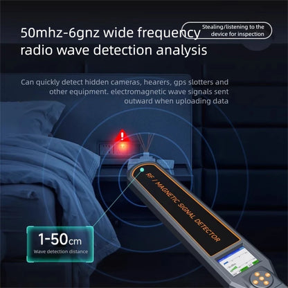 Anti-Spying Gadgets Device Scanner 50MHz-6GHz Car GPS Tracker Finder Spy Detector RF/TAG bluetooth wifi GMS GPS Signal Detection