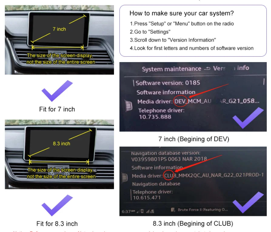Road Top Wireless CarPlay for Audi Q7 2016-2019, Android Auto Interface Mirror Link AirPlay Bluetooth USB Player Camera