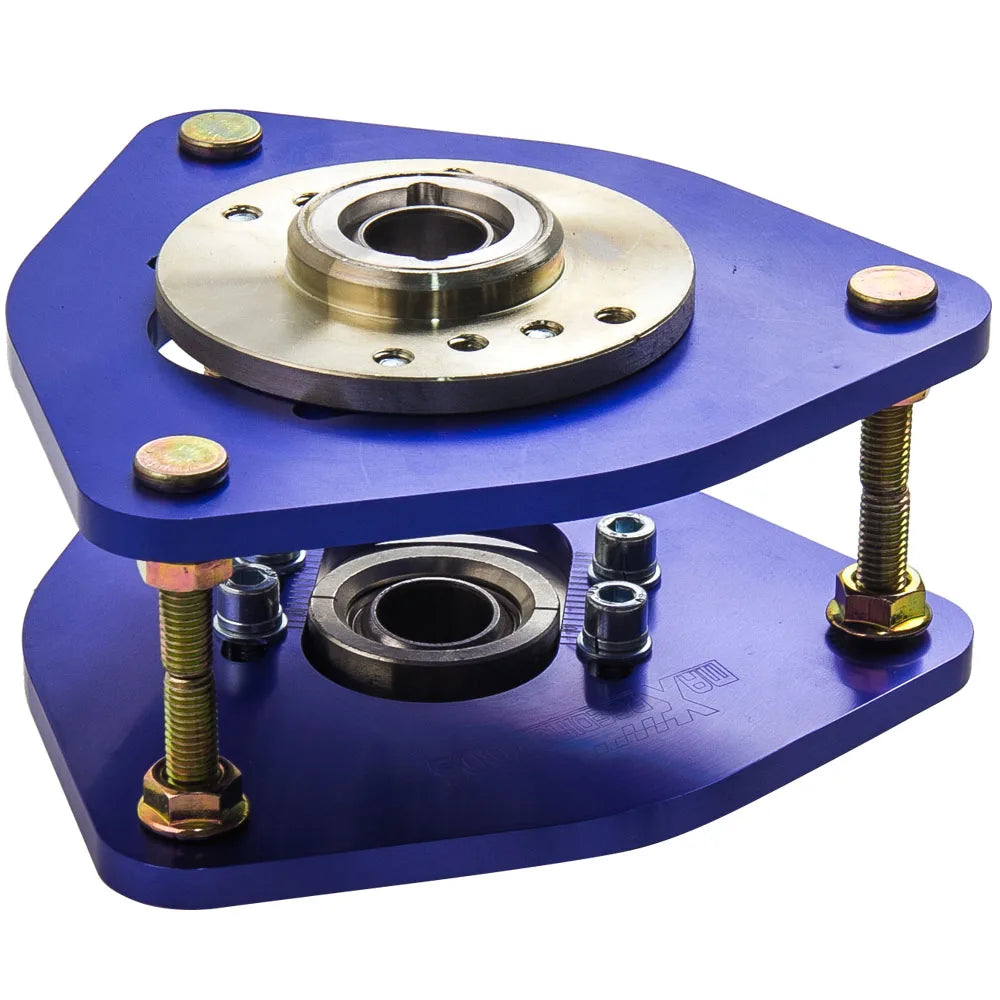 2x Camber Plate for Subaru Impreza GDA GDB 02-06 STi Coilover Top Mounts Coilover Suspension Camber Plate