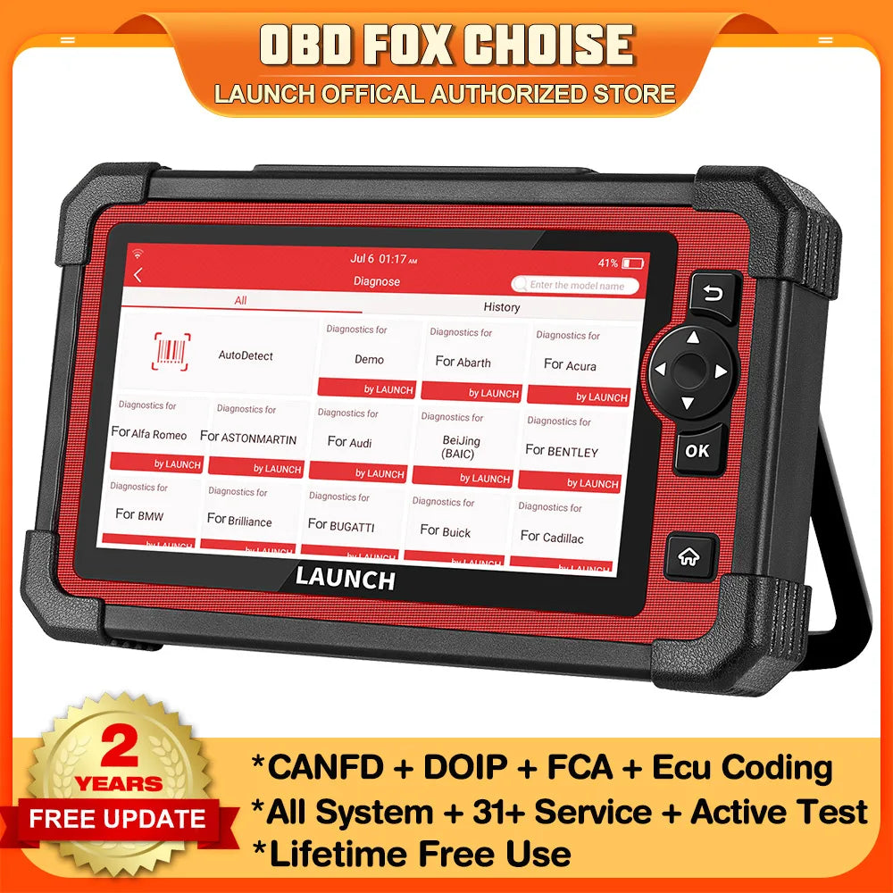 LAUNCH X431 CRP919E OBD Scanner Bi-directional Scan Tool with AF TPMS IMMO 29 Service All system Auto Diagnostic Tool CANFD DOIP