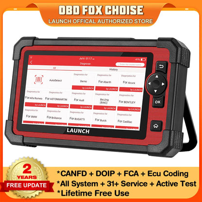LAUNCH X431 CRP919E OBD Scanner Bi-directional Scan Tool with AF TPMS IMMO 29 Service All system Auto Diagnostic Tool CANFD DOIP