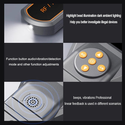 Anti-Spying Gadgets Device Scanner 50MHz-6GHz Car GPS Tracker Finder Spy Detector RF/TAG bluetooth wifi GMS GPS Signal Detection