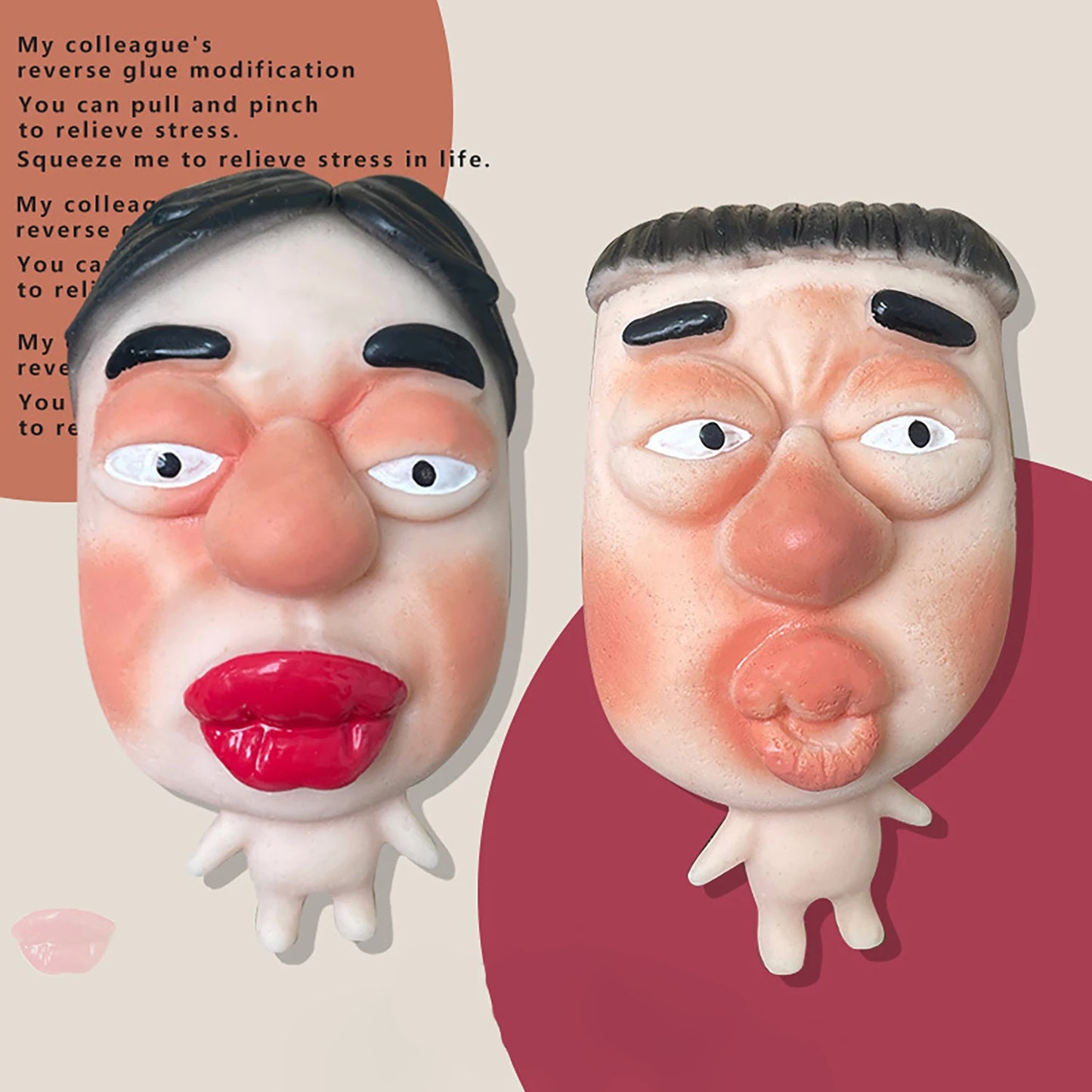 Decompression artifact, strange and quirky gadgets, pinching and playing masks, dolls, quick rebound, squeezing and funny toys