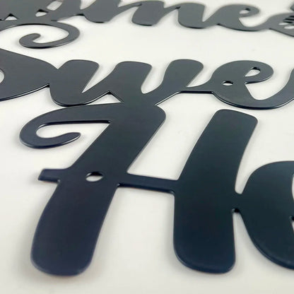 Home Sweet Home Signs Metal Wall Art to Hang Decorative Ornaments Room Decoration Rustic Decor