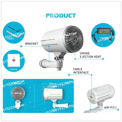 Gadgets Smart Security Fog Generator House Alarm System Home Security Tool Random Color